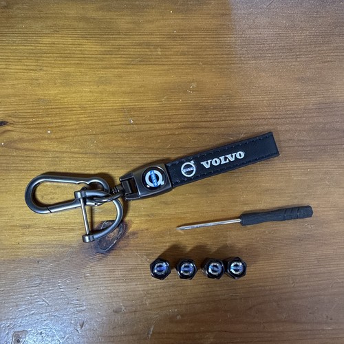 Volvo luxury leather keychain - luxury,