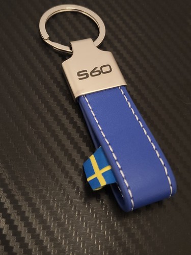 Volvo s60 blue leather - blue, keyring
