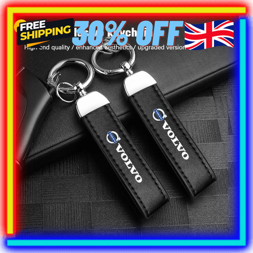 Vintage leather car keychain - vintage,