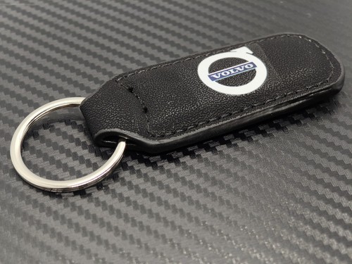 Volvo faux leather keyring - leather,